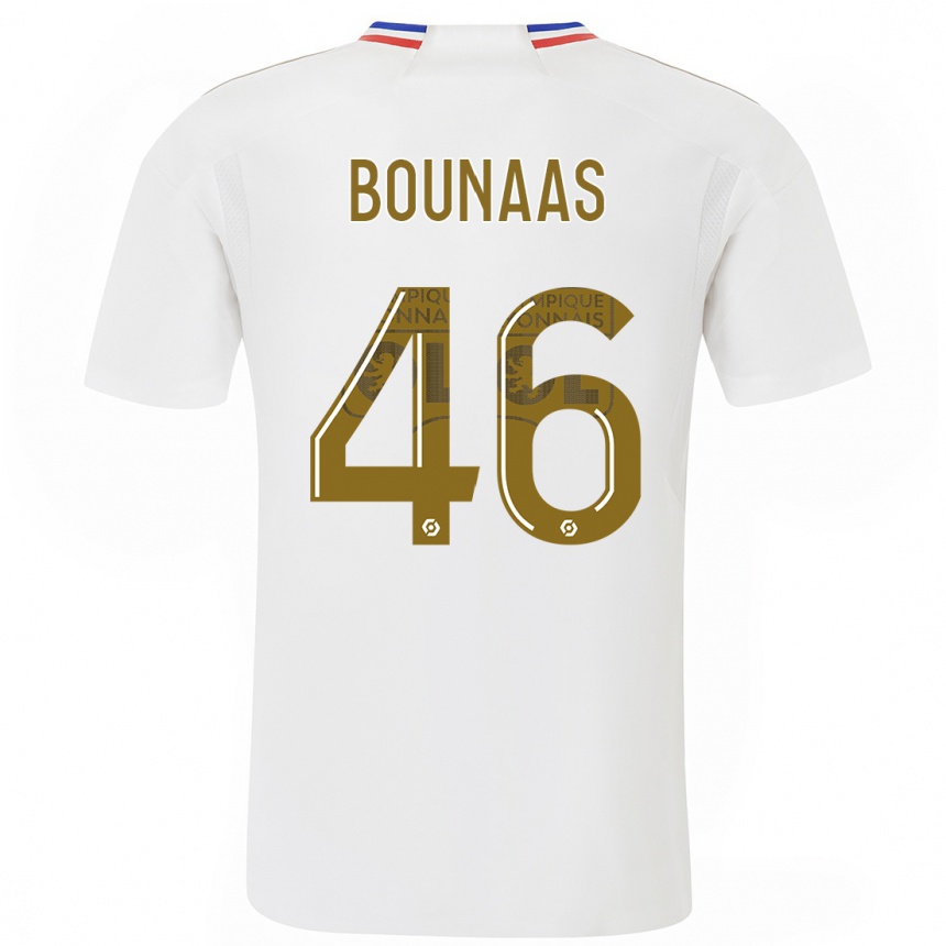 Hombre Fútbol Camiseta Idris Bounaas #46 Blanco 1ª Equipación 2023/24 México