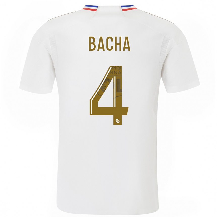 Hombre Fútbol Camiseta Selma Bacha #4 Blanco 1ª Equipación 2023/24 México