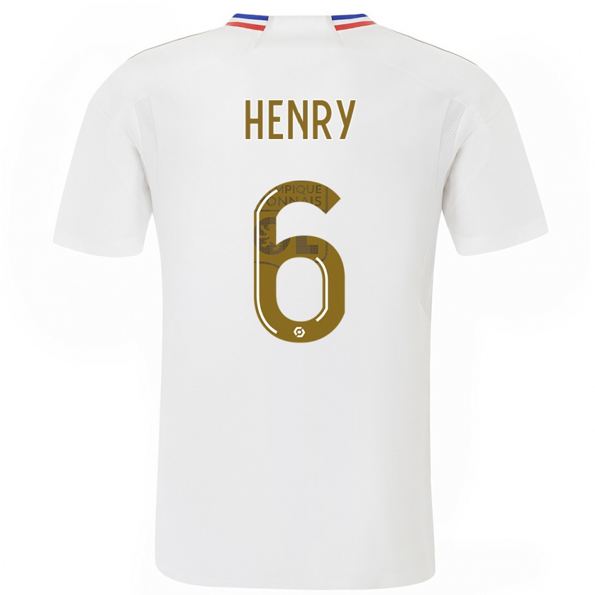 Hombre Fútbol Camiseta Amandine Henry #6 Blanco 1ª Equipación 2023/24 México