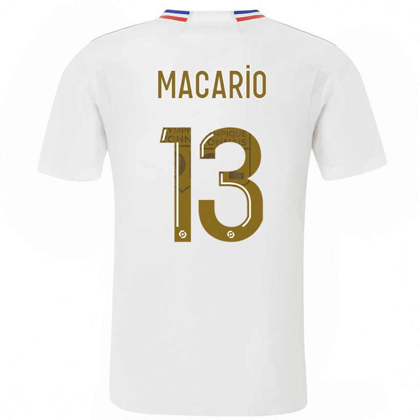 Hombre Fútbol Camiseta Catarina Macario #13 Blanco 1ª Equipación 2023/24 México