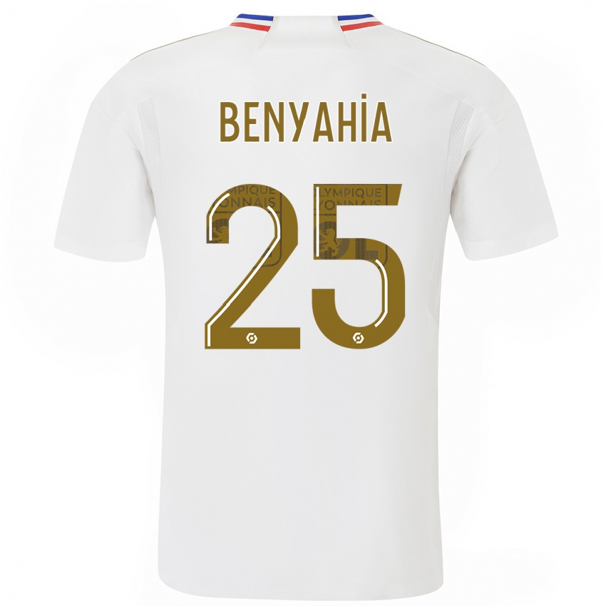 Hombre Fútbol Camiseta Ines Benyahia #25 Blanco 1ª Equipación 2023/24 México