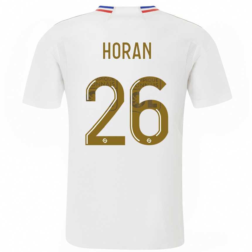 Hombre Fútbol Camiseta Lindsey Horan #26 Blanco 1ª Equipación 2023/24 México