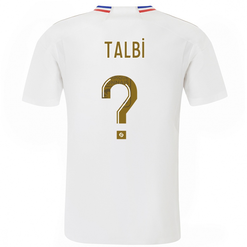 Hombre Fútbol Camiseta Ryad Talbi #0 Blanco 1ª Equipación 2023/24 México