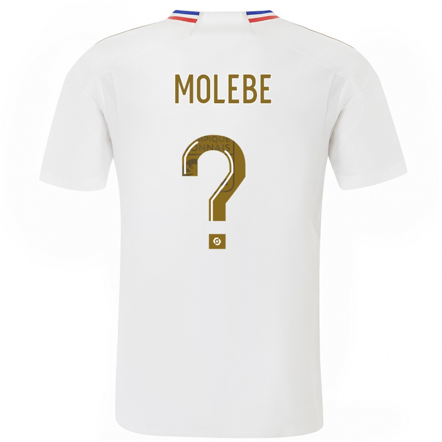 Hombre Fútbol Camiseta Enzo Molebe #0 Blanco 1ª Equipación 2023/24 México