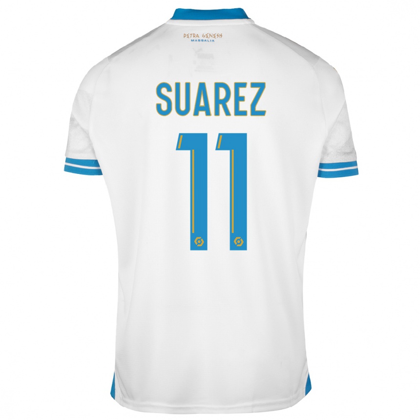 Hombre Fútbol Camiseta Luis Suarez #11 Blanco 1ª Equipación 2023/24 México