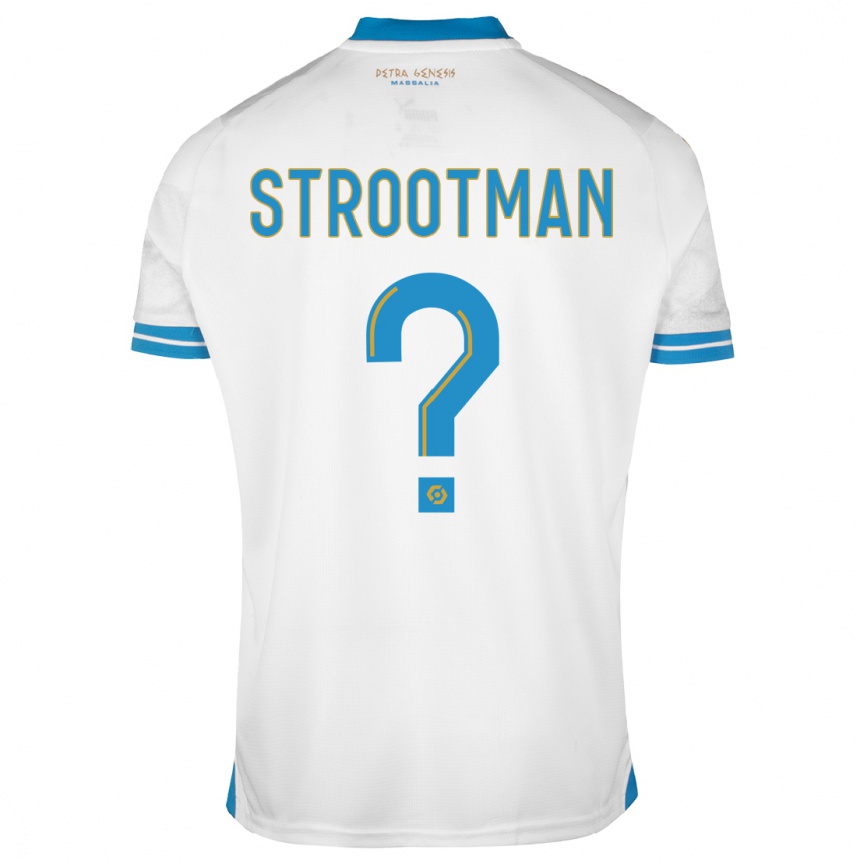 Hombre Fútbol Camiseta Kevin Strootman #0 Blanco 1ª Equipación 2023/24 México