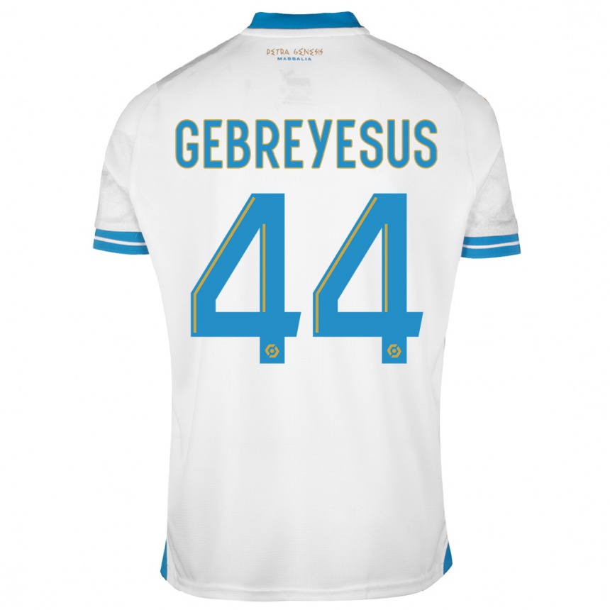 Hombre Fútbol Camiseta Esey Gebreyesus #44 Blanco 1ª Equipación 2023/24 México