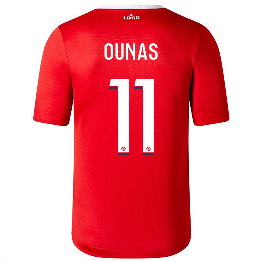 Hombre Fútbol Camiseta Adam Ounas #11 Rojo 1ª Equipación 2023/24 México