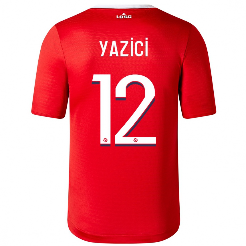 Hombre Fútbol Camiseta Yusuf Yazici #12 Rojo 1ª Equipación 2023/24 México