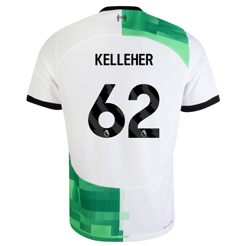 Hombre Fútbol Camiseta Caoimhin Kelleher #62 Blanco Verde 2ª Equipación 2023/24 México