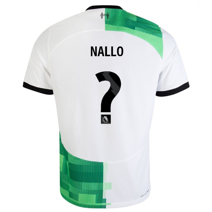 Hombre Fútbol Camiseta Amara Nallo #0 Blanco Verde 2ª Equipación 2023/24 México