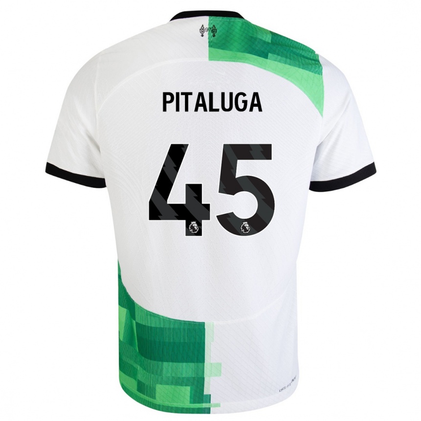 Hombre Fútbol Camiseta Marcelo Pitaluga #45 Blanco Verde 2ª Equipación 2023/24 México