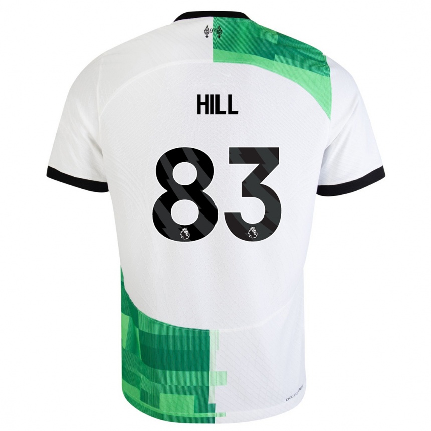 Hombre Fútbol Camiseta Tom Hill #83 Blanco Verde 2ª Equipación 2023/24 México