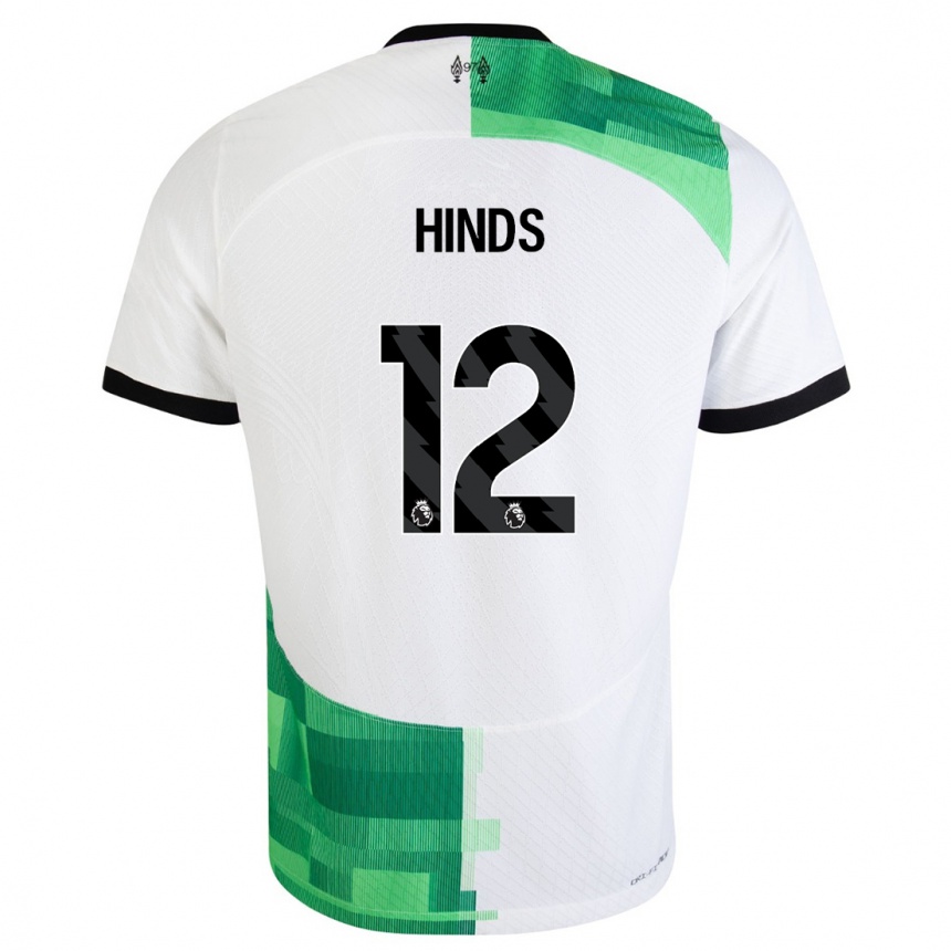 Hombre Fútbol Camiseta Taylor Hinds #12 Blanco Verde 2ª Equipación 2023/24 México