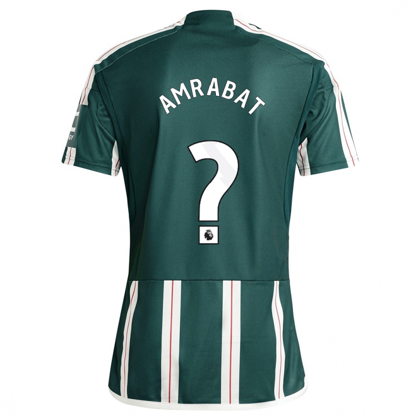 Hombre Fútbol Camiseta Sofyan Amrabat #0 Verde Oscuro 2ª Equipación 2023/24 México