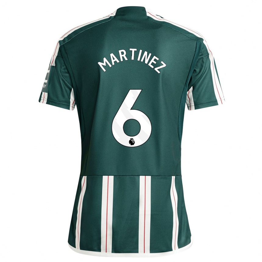 Hombre Fútbol Camiseta Lisandro Martínez #6 Verde Oscuro 2ª Equipación 2023/24 México