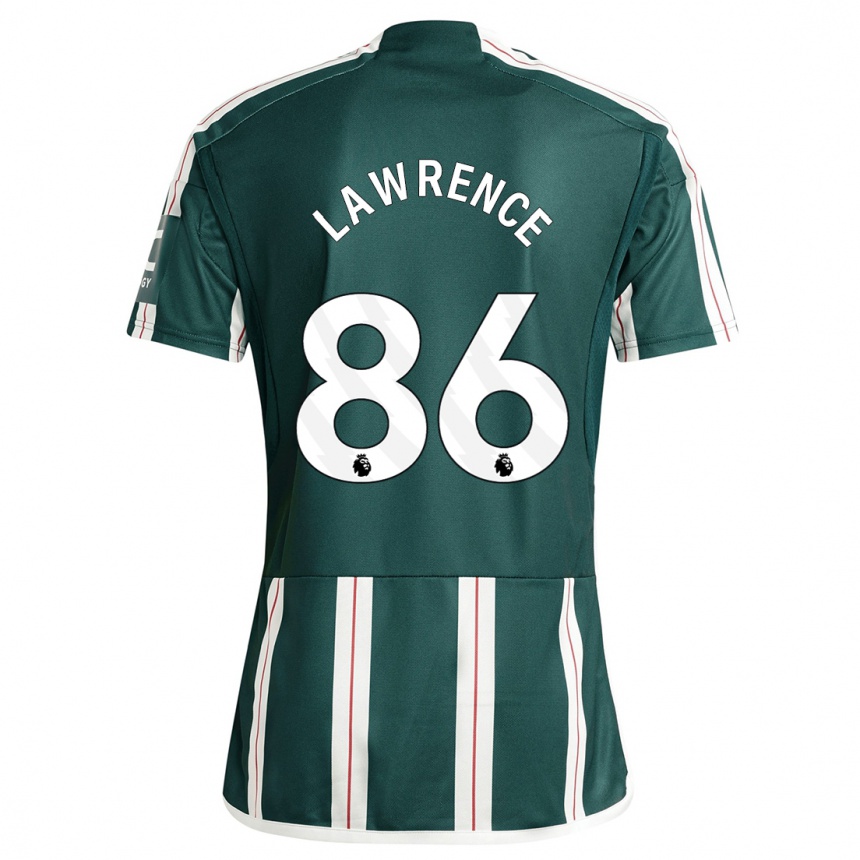 Hombre Fútbol Camiseta Marcus Lawrence #86 Verde Oscuro 2ª Equipación 2023/24 México