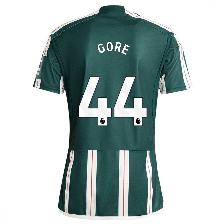 Hombre Fútbol Camiseta Daniel Gore #44 Verde Oscuro 2ª Equipación 2023/24 México