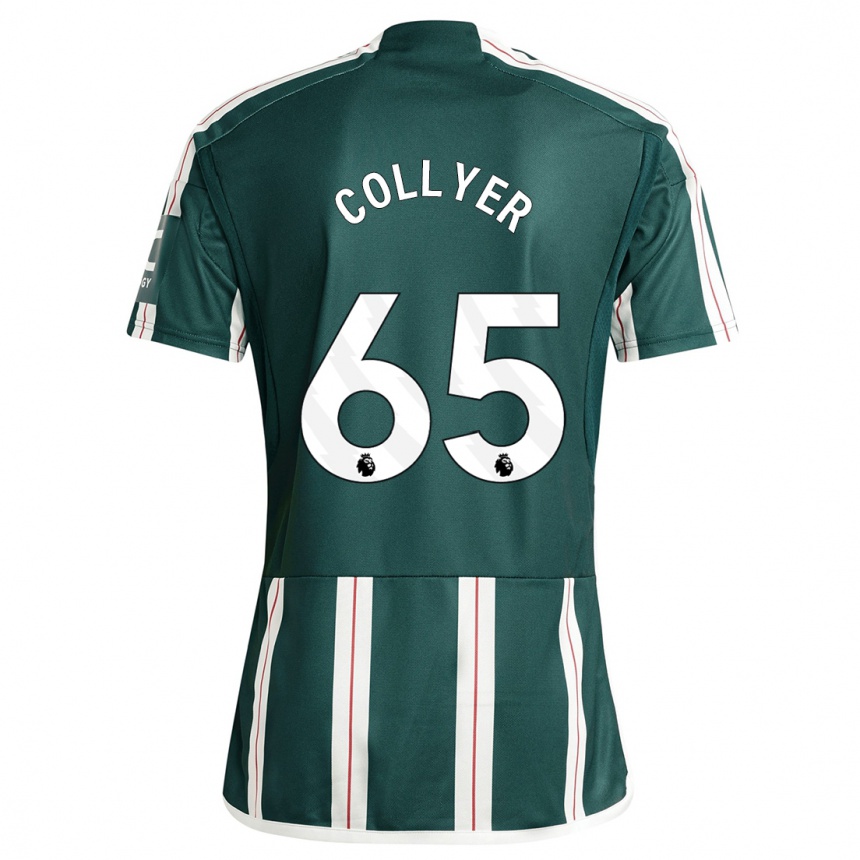 Hombre Fútbol Camiseta Toby Collyer #65 Verde Oscuro 2ª Equipación 2023/24 México