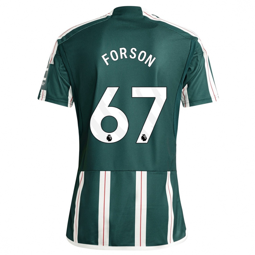 Hombre Fútbol Camiseta Omari Forson #67 Verde Oscuro 2ª Equipación 2023/24 México