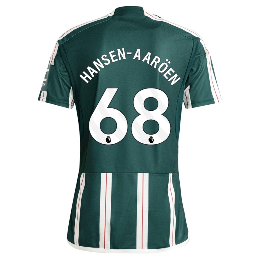 Hombre Fútbol Camiseta Isak Hansen-Aaröen #68 Verde Oscuro 2ª Equipación 2023/24 México