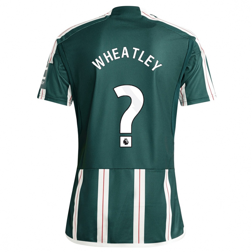 Hombre Fútbol Camiseta Ethan Wheatley #0 Verde Oscuro 2ª Equipación 2023/24 México