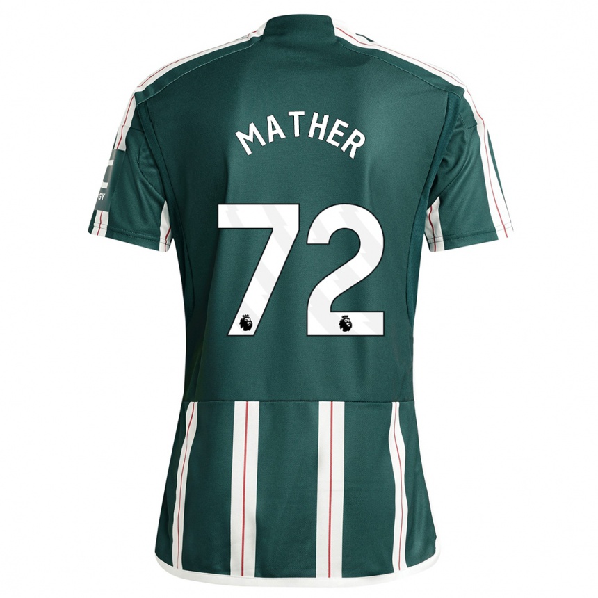 Hombre Fútbol Camiseta Sam Mather #72 Verde Oscuro 2ª Equipación 2023/24 México