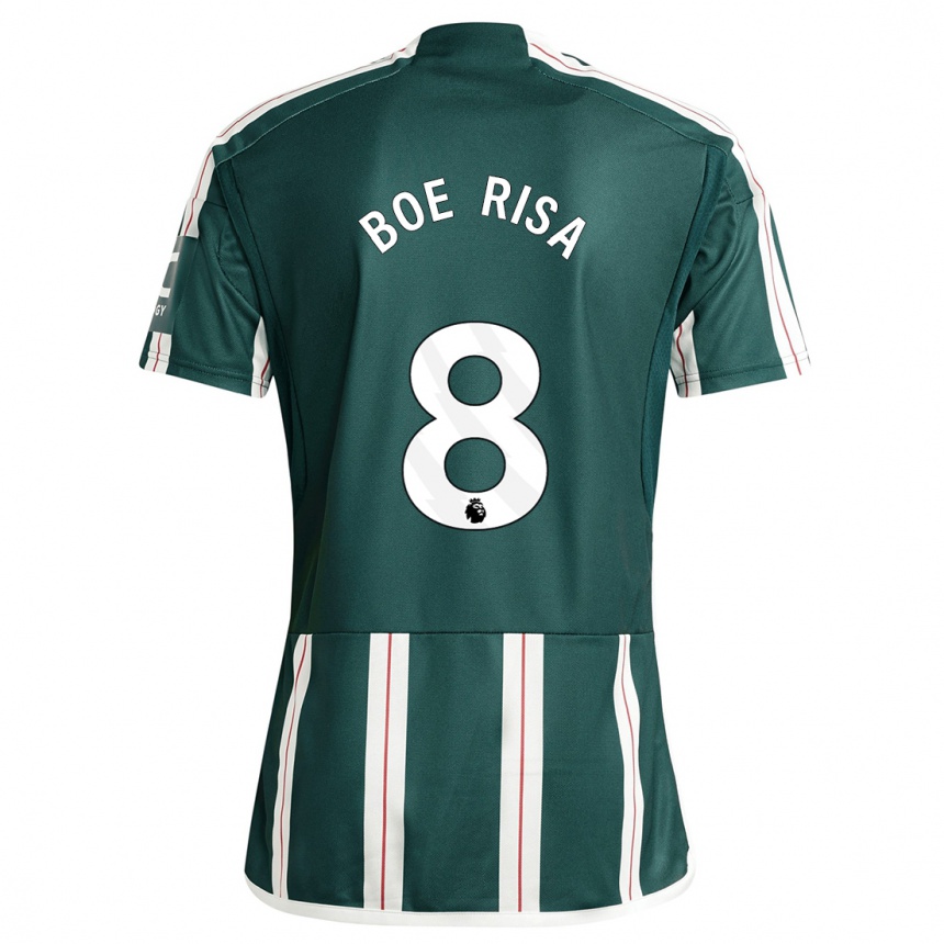 Hombre Fútbol Camiseta Vilde Boe Risa #8 Verde Oscuro 2ª Equipación 2023/24 México