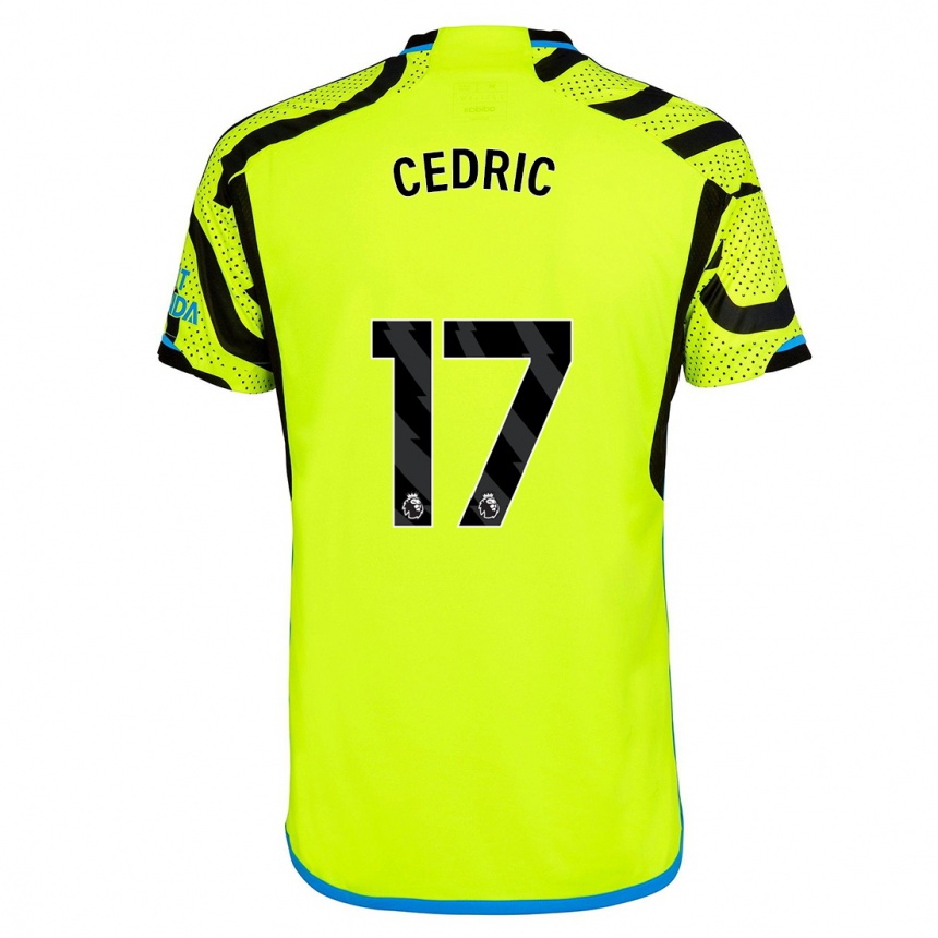 Hombre Fútbol Camiseta Cedric Soares #17 Amarillo 2ª Equipación 2023/24 México