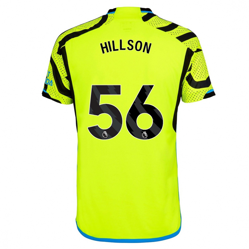 Hombre Fútbol Camiseta James Hillson #56 Amarillo 2ª Equipación 2023/24 México