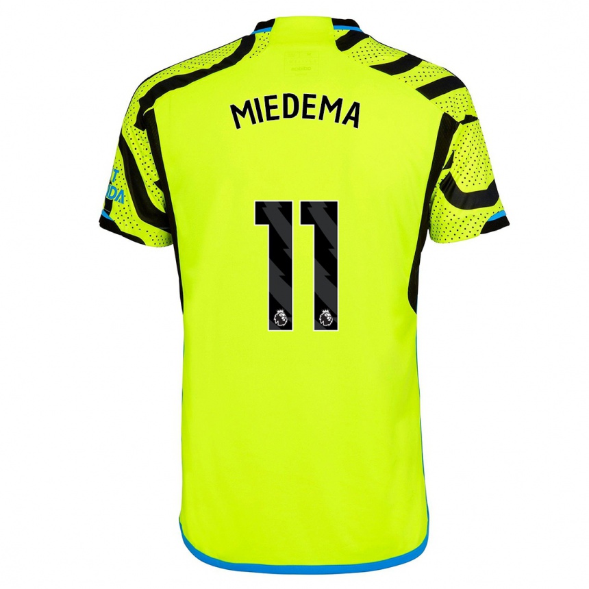 Hombre Fútbol Camiseta Vivianne Miedema #11 Amarillo 2ª Equipación 2023/24 México