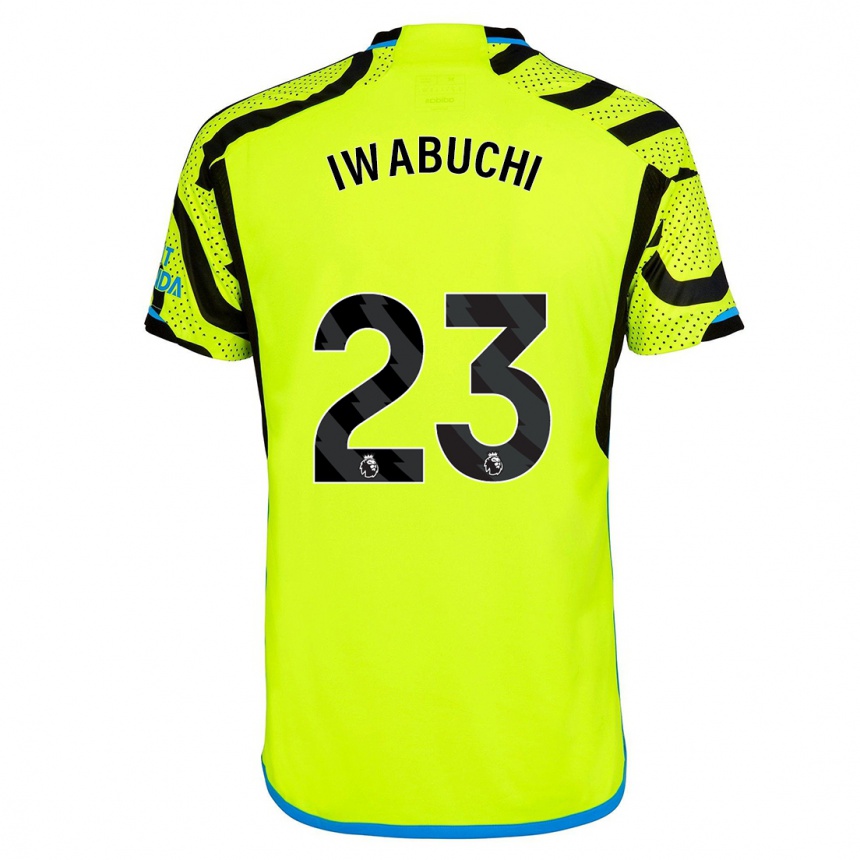 Hombre Fútbol Camiseta Mana Iwabuchi #23 Amarillo 2ª Equipación 2023/24 México