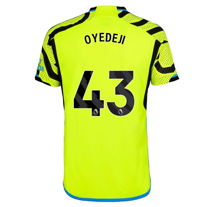 Hombre Fútbol Camiseta Nathan Butler Oyedeji #43 Amarillo 2ª Equipación 2023/24 México