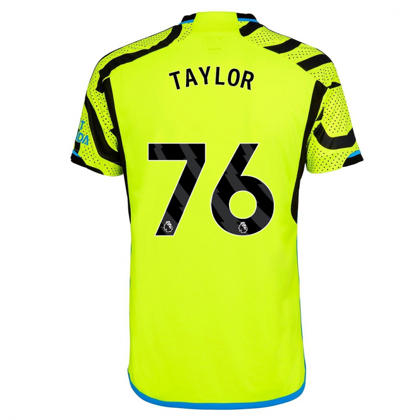 Hombre Fútbol Camiseta Kido Taylor Hart #76 Amarillo 2ª Equipación 2023/24 México