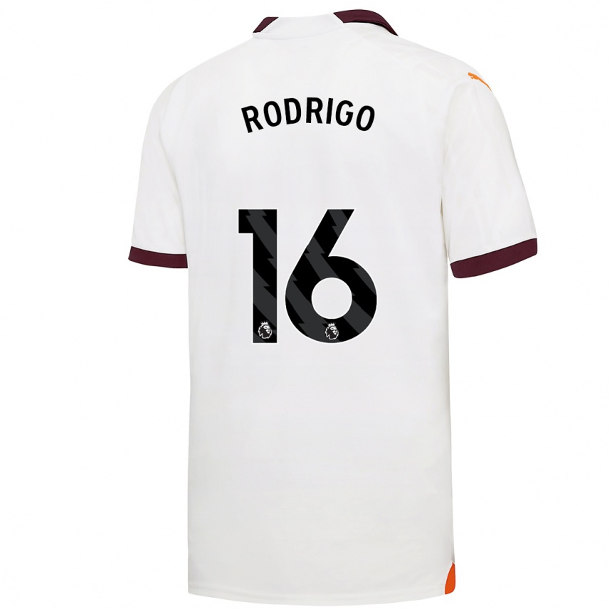 Hombre Fútbol Camiseta Rodrigo Hernandez #16 Blanco 2ª Equipación 2023/24 México