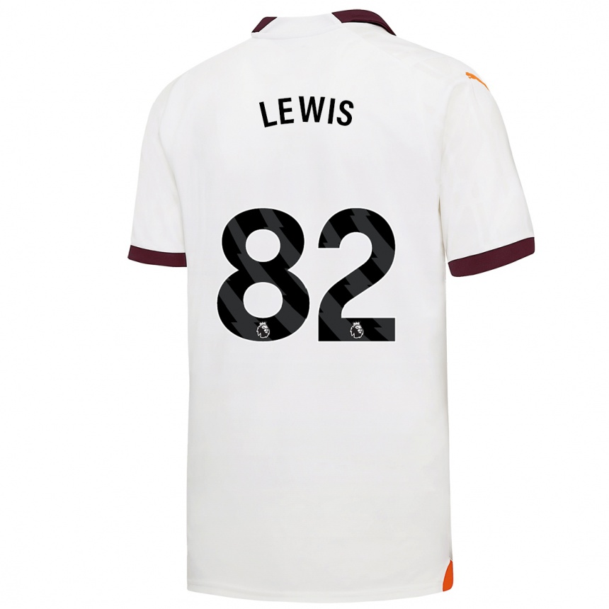 Hombre Fútbol Camiseta Rico Lewis #82 Blanco 2ª Equipación 2023/24 México