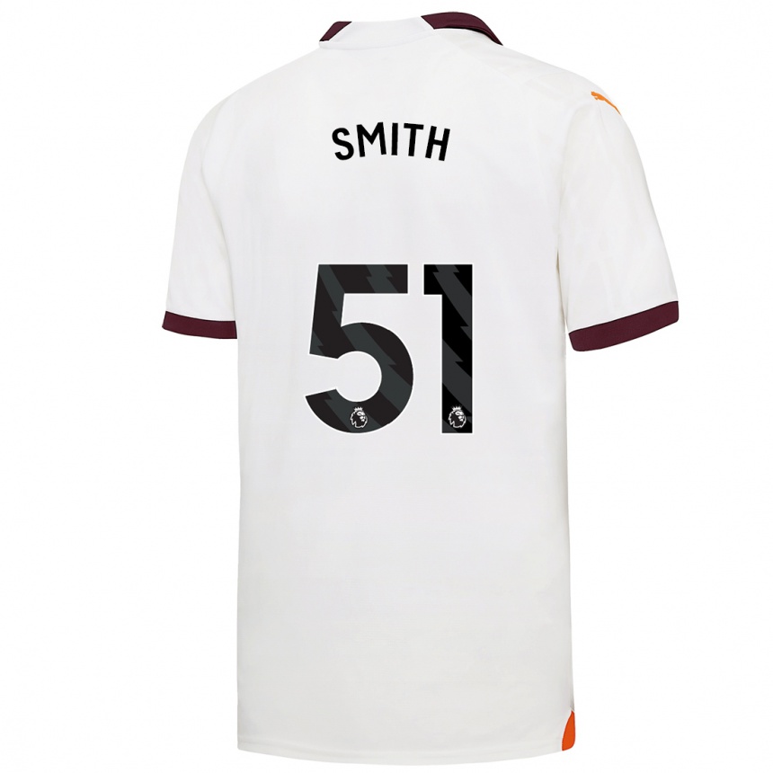 Hombre Fútbol Camiseta Isaac Smith #51 Blanco 2ª Equipación 2023/24 México