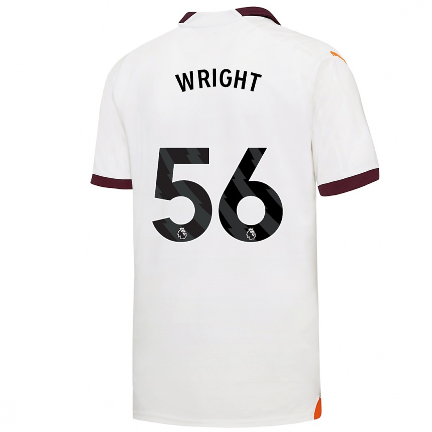 Hombre Fútbol Camiseta Jacob Wright #56 Blanco 2ª Equipación 2023/24 México