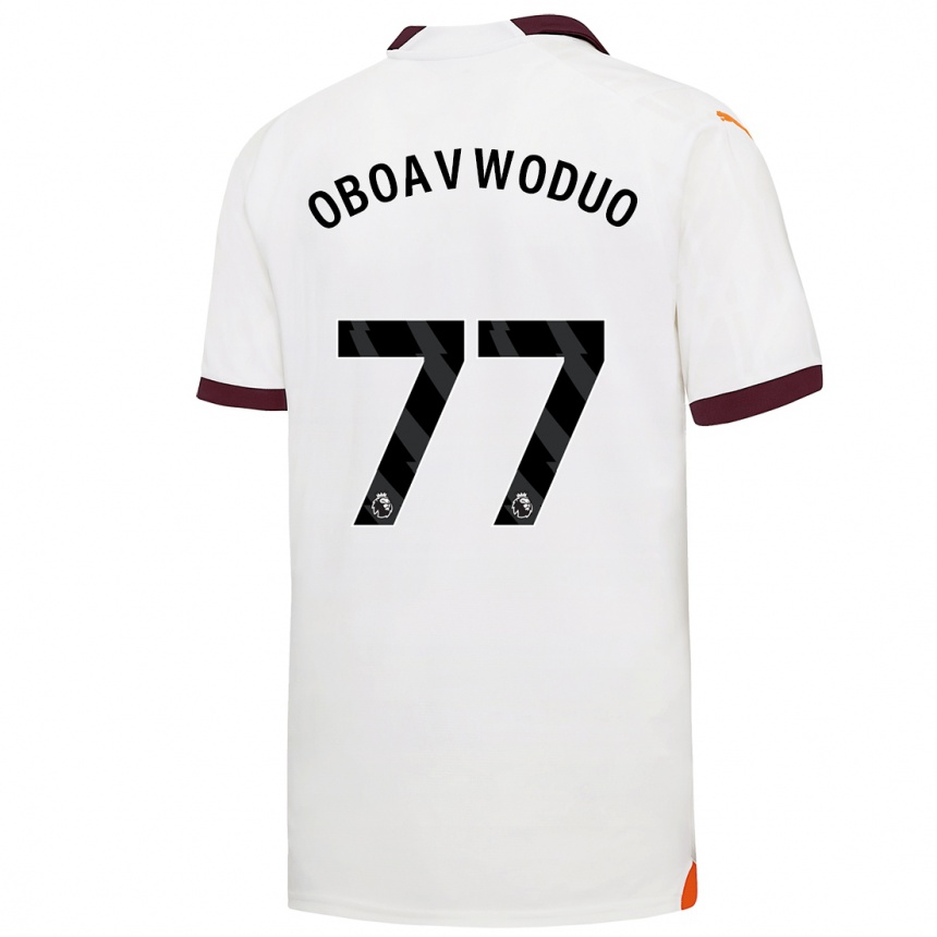 Hombre Fútbol Camiseta Justin Oboavwoduo #77 Blanco 2ª Equipación 2023/24 México