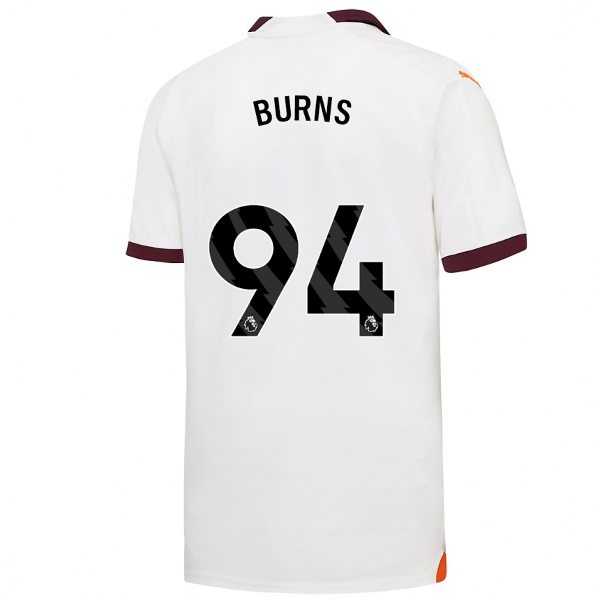 Hombre Fútbol Camiseta Finley Burns #94 Blanco 2ª Equipación 2023/24 México