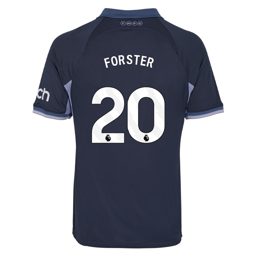 Hombre Fútbol Camiseta Fraser Forster #20 Azul Oscuro 2ª Equipación 2023/24 México