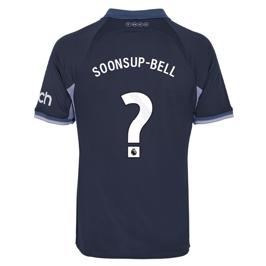 Hombre Fútbol Camiseta Jude Soonsup-Bell #0 Azul Oscuro 2ª Equipación 2023/24 México