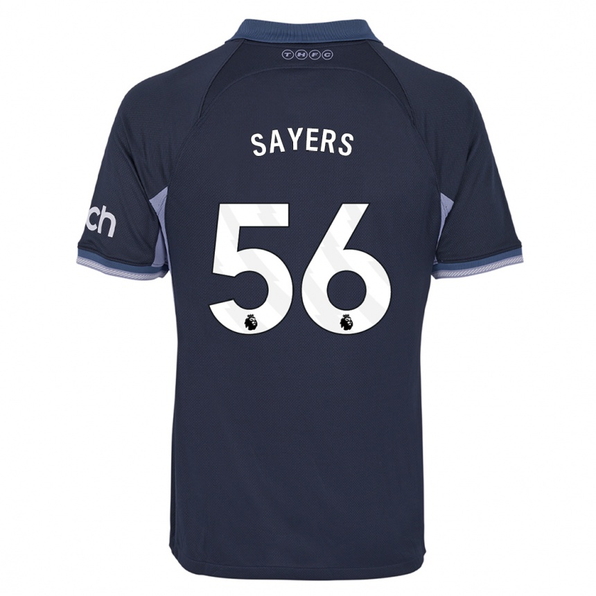 Hombre Fútbol Camiseta Charlie Sayers #56 Azul Oscuro 2ª Equipación 2023/24 México