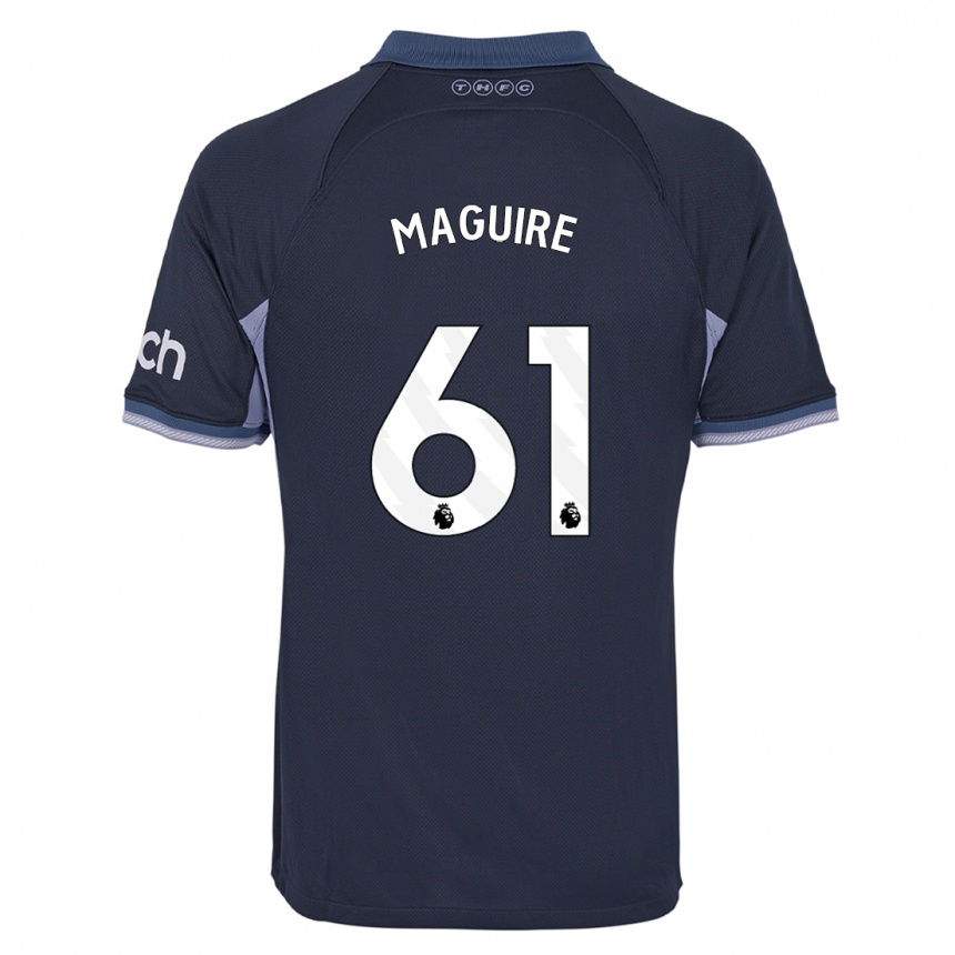 Hombre Fútbol Camiseta Aaron Maguire #61 Azul Oscuro 2ª Equipación 2023/24 México