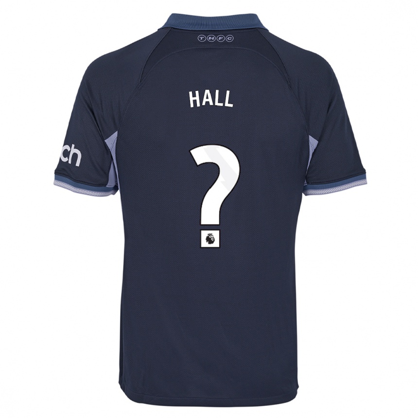 Hombre Fútbol Camiseta Tyrese Hall #0 Azul Oscuro 2ª Equipación 2023/24 México