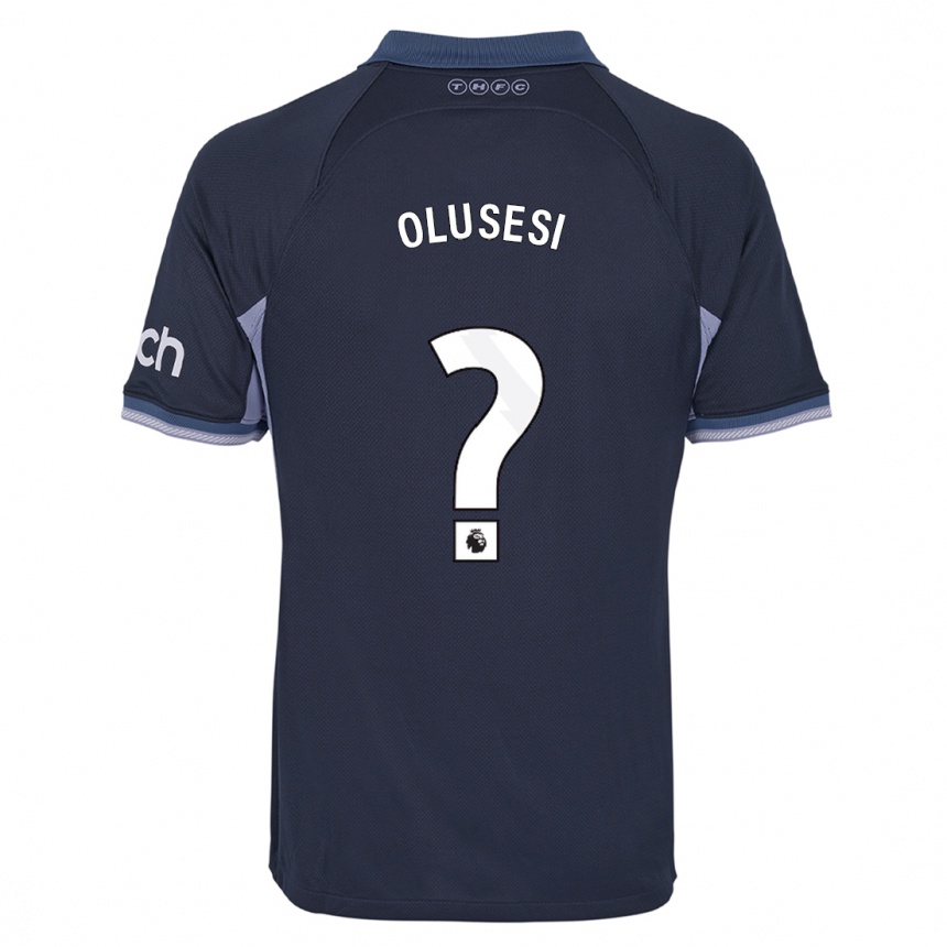 Hombre Fútbol Camiseta Callum Olusesi #0 Azul Oscuro 2ª Equipación 2023/24 México