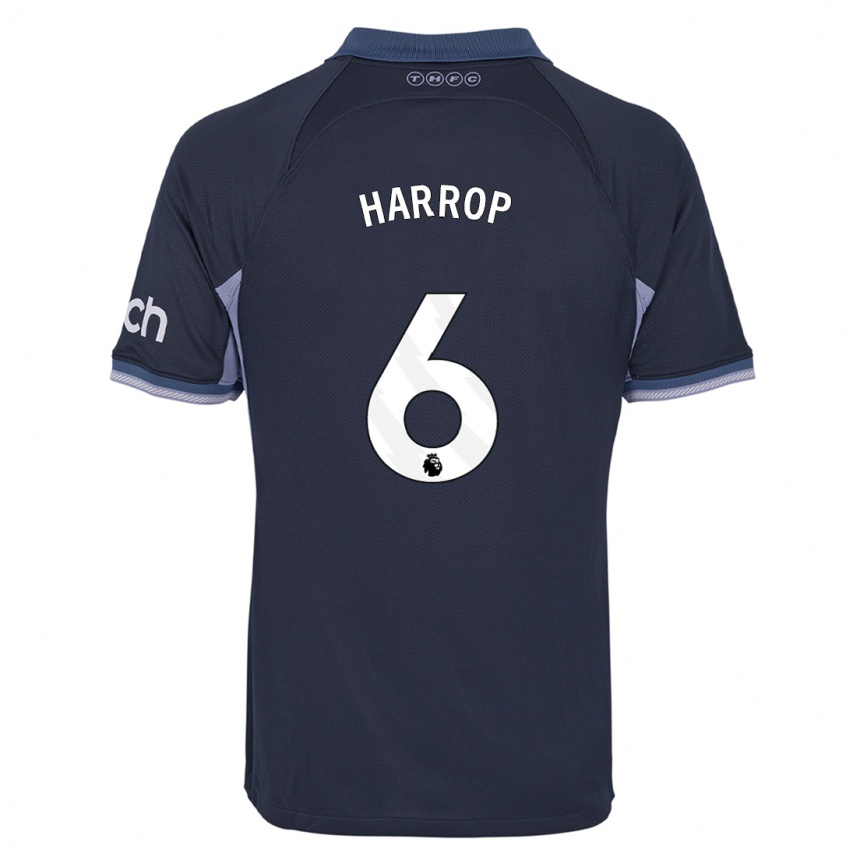 Hombre Fútbol Camiseta Kerys Harrop #6 Azul Oscuro 2ª Equipación 2023/24 México