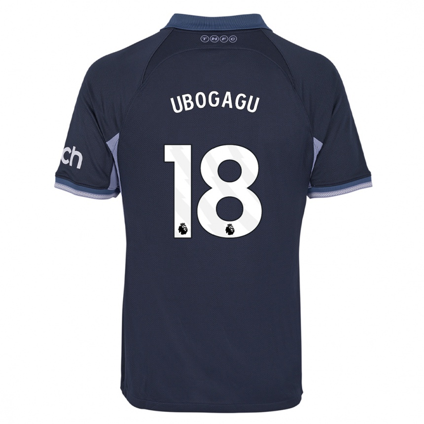 Hombre Fútbol Camiseta Chioma Ubogagu #18 Azul Oscuro 2ª Equipación 2023/24 México