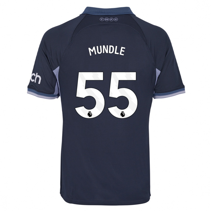 Hombre Fútbol Camiseta Romaine Mundle #55 Azul Oscuro 2ª Equipación 2023/24 México