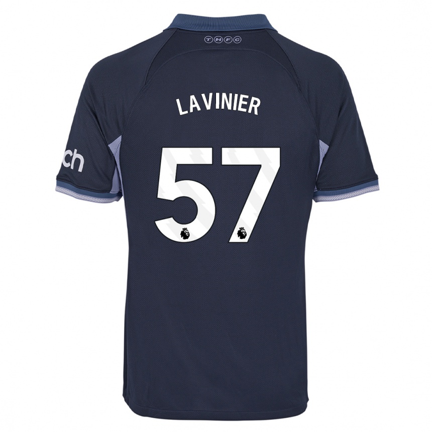Hombre Fútbol Camiseta Marcel Lavinier #57 Azul Oscuro 2ª Equipación 2023/24 México
